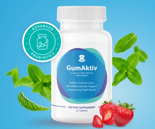 GumAktiv bottle, 30 chewable tablets